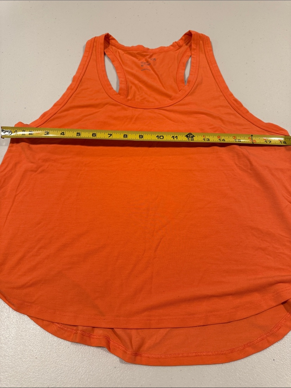 GAP Bright Orange Racerback Tank - Picture 3 of 5